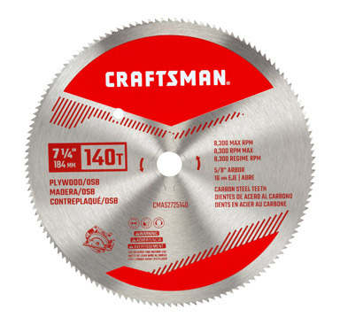 7-1/4" 140T Circular Saw Blade