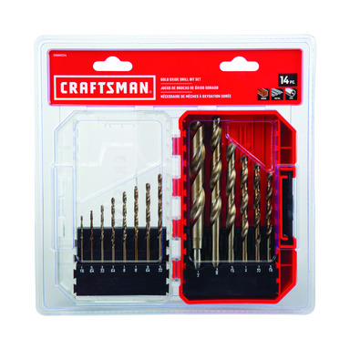 14PC CM Gold Oxide Drill Bit Set