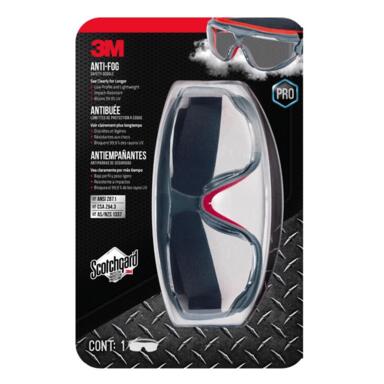 3m Scotchgrd Goggles Gry/red