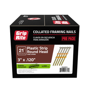 GR408HG 3"X.12" FRAMING NAILS