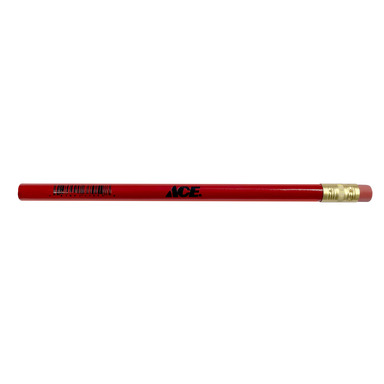 ACE PENCIL JMBO RED 7.5"