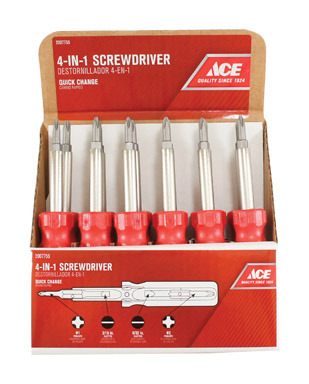 ACE 4-in-1 8" Screwdriver