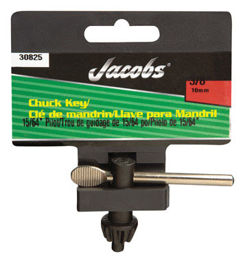 Jacobs 3/8 in. S X 15/64 in. S K30 Chuck Key T-Handle Steel 1 pc