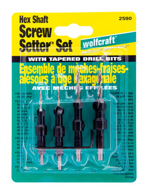 Screwsetter Bit Set 4pc