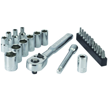 MECH SET SAE 1/4DV 25PC