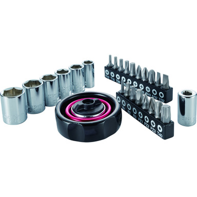 CM 26PC 1/4" Plm Sck & Ratch Set