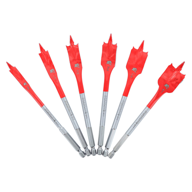 SD SPADE BIT SET 6" 6PC