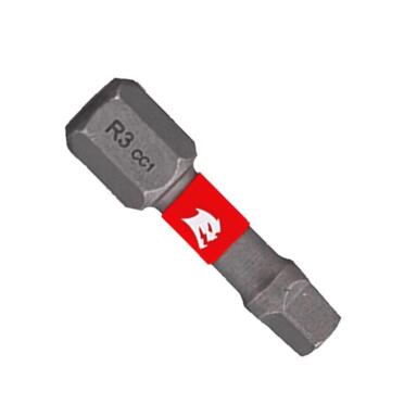5PC 1" #3 SQ DRIVE BIT