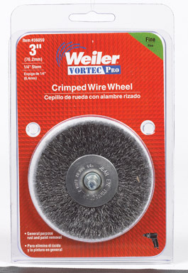 3" CRIMPED WIRE WHEEL