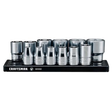 SOCKET SET 12P 3/8" SAE