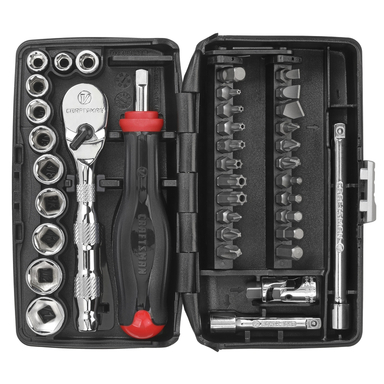 SCKT TL SET SAE 1/4"38PC