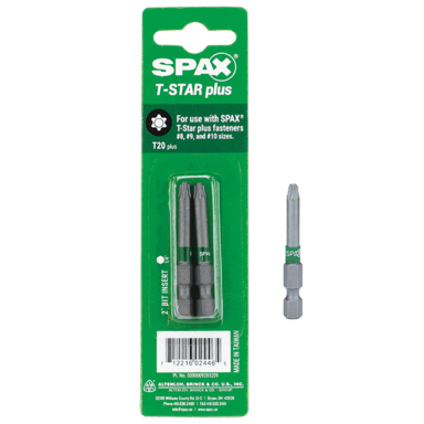 Driver Bit T-str+ T20 2"