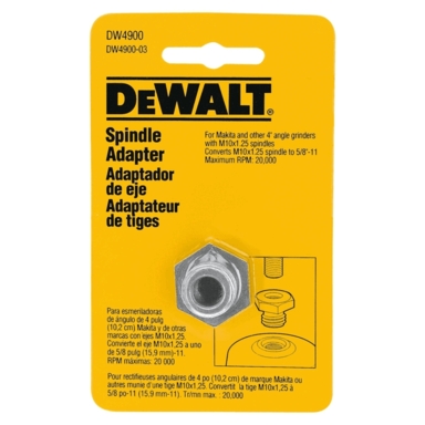 METAL SPINDLE ADAPTER 4"