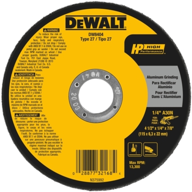 CUT/GRND WHEEL 4.5X.250