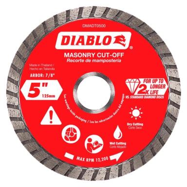 5" DIAMOND TURBO CUT OFF DISC MA