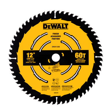 FINISH SAW BLADE 60T 12"