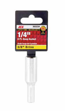SOCKET3/8"X1/4"DP6PT ACE