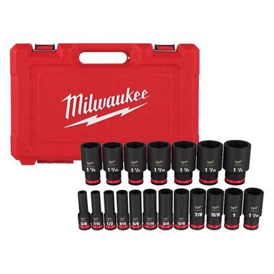 Socket Set Sae 1/2" 19pc