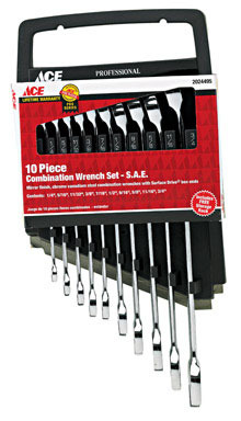 ACE 10PC SAE Wrench Set