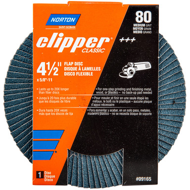 FLAP DISC 80GRIT 4-1/2"