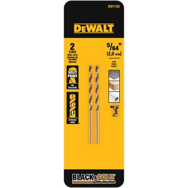 DRILL BIT BLK OXID 5/64"