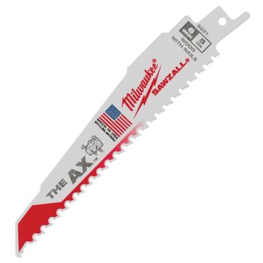 Recp Saw Balde 5tpi 6"