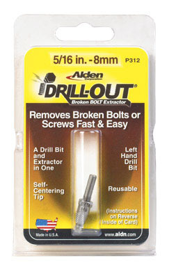EXTRACTOR DRILL-OUT 5/16