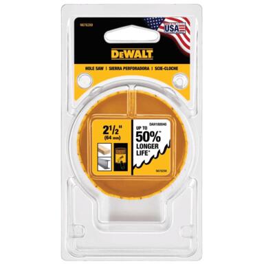HOLE SAW 2-1/2"BI-MTL DW