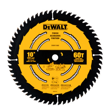 DW 10" 60T Circular Saw Blade