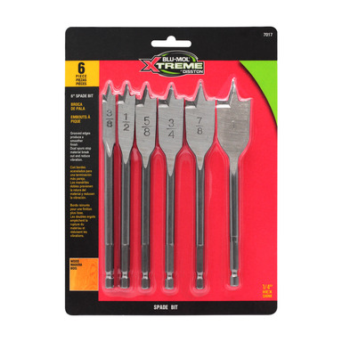 SPADE BIT SET 6PC