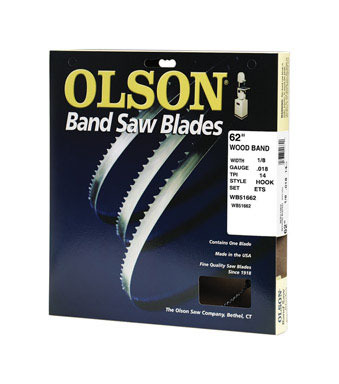 1/8"X62" 14TPI Band Saw Blade