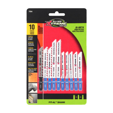 JIG SAW BLADE SET 10PC