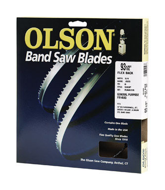 Olson 93.5 in. L X 0.3 in. W Carbon Steel Band Saw Blade 6 TPI Skip teeth 1 pk