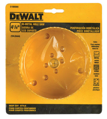 SAW HOLE 4-1/8"BIMTL DEW