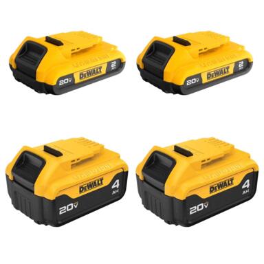 BTRY CMBO 4PK 20V MAX