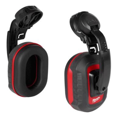 EAR MUFFS BLACK/RED 24DB