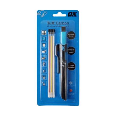 4PC Carpenter Pencil Kit Black
