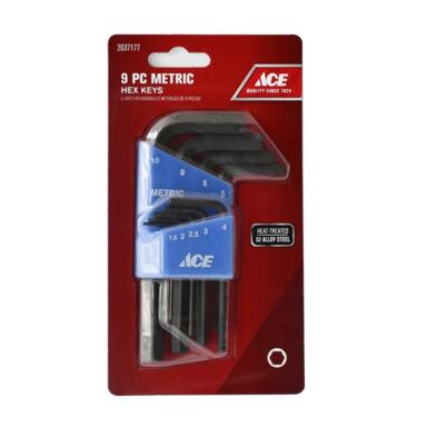 Hex L-key Set Metric 9pc