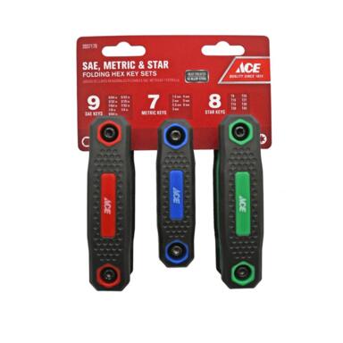 FOLDNG HEX KY ST 3PC