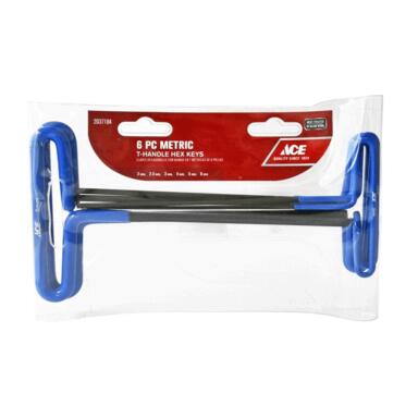 T-handle Hex Ky Mtrc 6pc