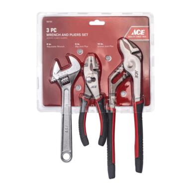 PLIER & WRENCH SET 3PC