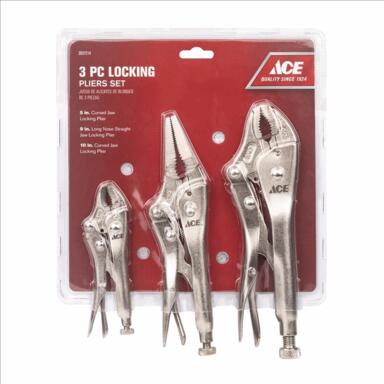 ACE 3PC Locking Pliers Set