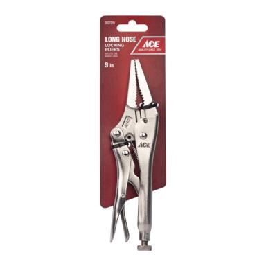 Ace 9" Long Nose Locking Pliers