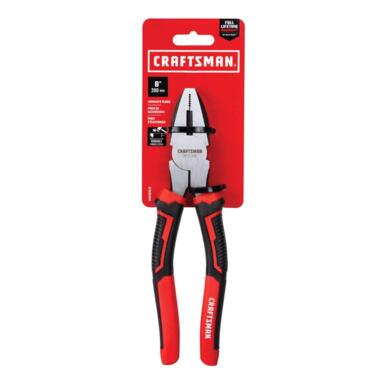 Lineman's Plrs Blk/rd 8" Cm