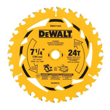 SAW BLADE 7-1/4"X24T 2PK