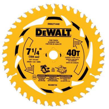 7-1/4"X5/8" SAW BLADE 40T 10PK