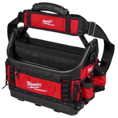 TOT BAG BLSTC BLK/RD 18"