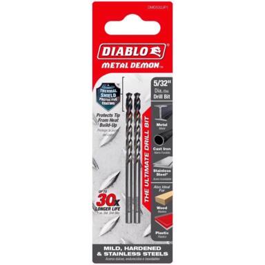 Drill Bit 3-flt 5/32" 1pc Diablo