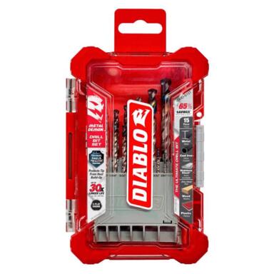 Dril Bt St 3-ft Shnk 15pc Diablo