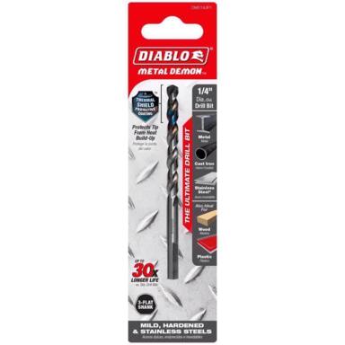 Drill Bit 3-flat 1/4" 1pc Diablo